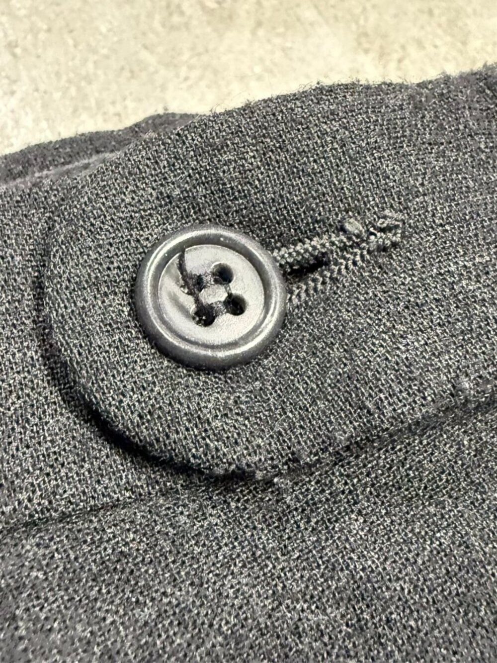 Jack Victor Dress Pants Grey Wool Trousers Soft Hopsack 34x29 - Picture 3 of 9